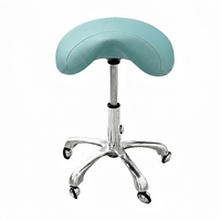 Groomtech Comfort Salon Saddle Stool - Teal