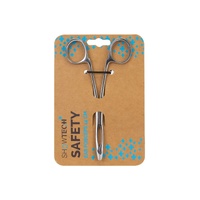 Show Tech + Ear Safety Forceps Hair Puller Hemostat Straight 14cm