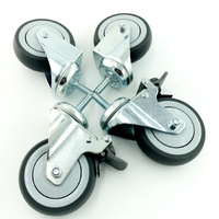 Set of 4 Castor Wheels for Table and Bath M10
