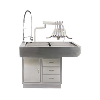 Stainless Steel Preparation Table Dental Table with Tub