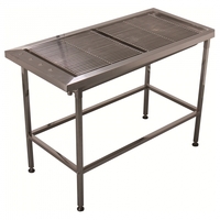 Stainless Steel Dental Preparation Tub Table